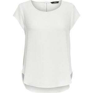 ONLY Onlvic S/S Solid Top Noos Wvn 34 White 34 ONLY Onlvic S/S Solid Top Noos Wvn 34 White 34