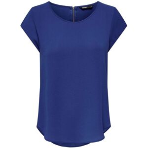 ONLY Onlvic S/S Solid Top Noos Wvn 34 Blue 34 ONLY Onlvic S/S Solid Top Noos Wvn 34 Blue 34