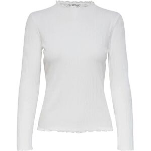 ONLY Onlemma L/S High Neck Top Noos Jrs XS White XS ONLY Onlemma L/S High Neck Top Noos Jrs XS White XS