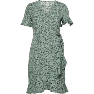 ONLY Onlolivia S/S Wrap Dress Wvn Noos 34 Green 34 ONLY Onlolivia S/S Wrap Dress Wvn Noos 34 Green 34