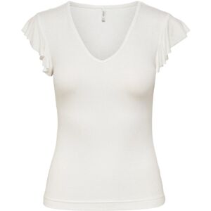 ONLY Onlbelia Cap Sleeve Top Jrs Noos XS White XS ONLY Onlbelia Cap Sleeve Top Jrs Noos XS White XS