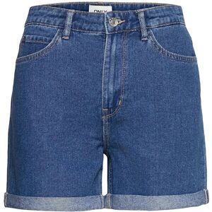 ONLY Onlvega Hw Mom Dnm Shorts Noos XS Blue XS ONLY Onlvega Hw Mom Dnm Shorts Noos XS Blue XS