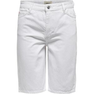 ONLY Onlsonny Hw Wide Dnm Shorts Noos XL White XL ONLY Onlsonny Hw Wide Dnm Shorts Noos XL White XL