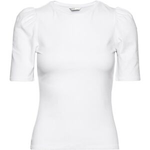 ONLY Onllive Love 2/4 Pufftop Jrs Noos XS White XS ONLY Onllive Love 2/4 Pufftop Jrs Noos XS White XS