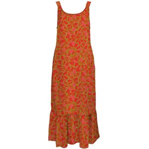 ONLY Onlalma Life Poly Noemi Long Dress Aop XS Orange XS ONLY Onlalma Life Poly Noemi Long Dress Aop XS Orange XS