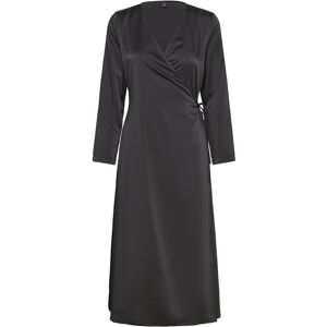 ONLY Onlthalia L/S Wrap Midi Dress Bf Ptm S Black S ONLY Onlthalia L/S Wrap Midi Dress Bf Ptm S Black S