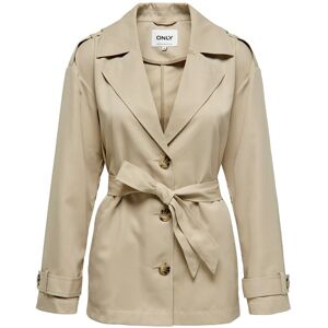 ONLY Onlline Short Trenchcoat Otw L Beige L ONLY Onlline Short Trenchcoat Otw L Beige L