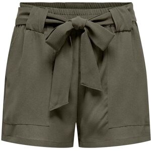 ONLY Onlnova Life Vis Talia Shorts Solid S Khaki S ONLY Onlnova Life Vis Talia Shorts Solid S Khaki S