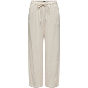 ONLY Onlsiesta Mw Pull-Up Linen Bl Pnt Noos XL x 32 Beige XL x 32 ONLY Onlsiesta Mw Pull-Up Linen Bl Pnt Noos XL x 32 Beige XL x 32
