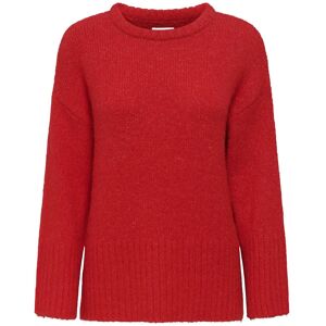 ONLY Onlmaggie Life Ls Loose O-Neck Cc Knt XS Red XS ONLY Onlmaggie Life Ls Loose O-Neck Cc Knt XS Red XS