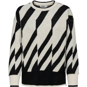ONLY Onljude Ls O-Neck Jq Knt XS Black XS ONLY Onljude Ls O-Neck Jq Knt XS Black XS