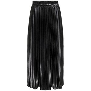 ONLY Onllyon Pleated Shine Skirt Jrs XS Black XS ONLY Onllyon Pleated Shine Skirt Jrs XS Black XS
