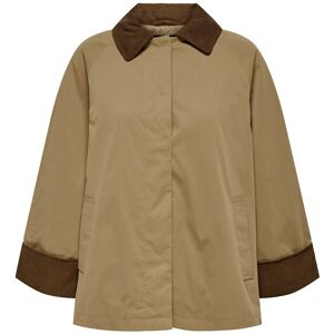 ONLY Onlorchid Mix Cordoroy Parka Coat Cs Otw XS Beige XS ONLY Onlorchid Mix Cordoroy Parka Coat Cs Otw XS Beige XS