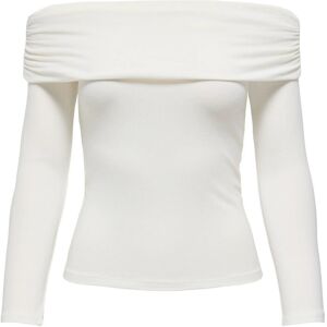 ONLY Onlglamour L/S Off Shoulder Top Cc Jrs XL White XL ONLY Onlglamour L/S Off Shoulder Top Cc Jrs XL White XL