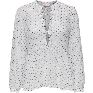 ONLY Onlisabella Ls String Top Wvn XS White XS ONLY Onlisabella Ls String Top Wvn XS White XS