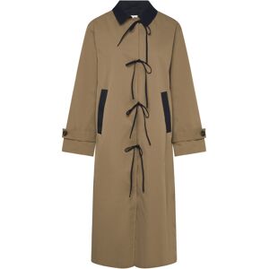 ONLY Onlorchid Long Bow Coat Cs Otw XS Beige XS ONLY Onlorchid Long Bow Coat Cs Otw XS Beige XS