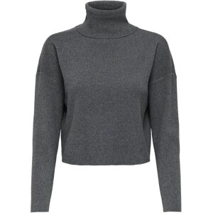 ONLY Onlama Life Ls Rib Rollneck Cc Knt L Grey L ONLY Onlama Life Ls Rib Rollneck Cc Knt L Grey L