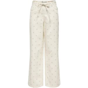 ONLY Onlnaomi Aop Pants Otw XL Cream XL ONLY Onlnaomi Aop Pants Otw XL Cream XL