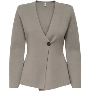 ONLY Onlmyera Life Ls One Button Cardigan Knt S Grey S ONLY Onlmyera Life Ls One Button Cardigan Knt S Grey S