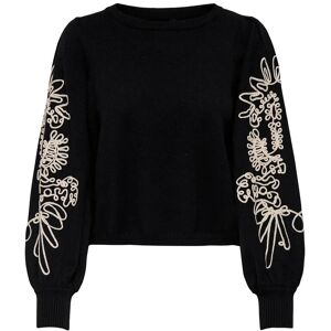 ONLY Onlmagnolia Ls Detail Pullover Knt XS Black XS ONLY Onlmagnolia Ls Detail Pullover Knt XS Black XS