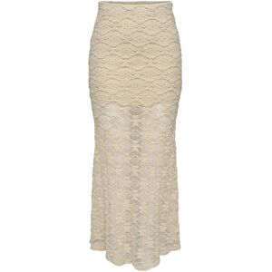 ONLY Onlpearlina Long Wide Skirt Wvn XL Cream XL ONLY Onlpearlina Long Wide Skirt Wvn XL Cream XL