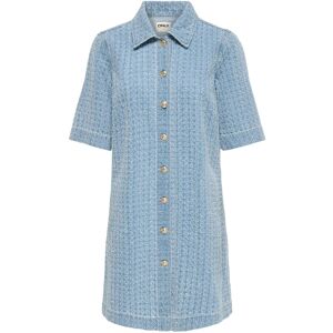 ONLY Onlbelle Boucle S/S Dnm Dress Bj XS Blue XS ONLY Onlbelle Boucle S/S Dnm Dress Bj XS Blue XS