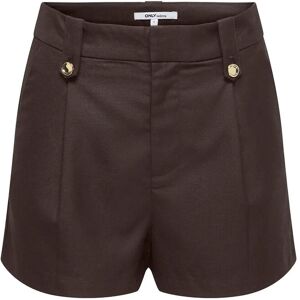 ONLY Onlbaia Hw Linen Bl Shorts Tlr 42 Brown 42 ONLY Onlbaia Hw Linen Bl Shorts Tlr 42 Brown 42