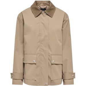 ONLY Onlevelyn Mix Jacket Otw L Beige L ONLY Onlevelyn Mix Jacket Otw L Beige L