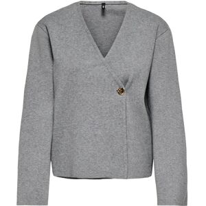ONLY Onljing Ls Vneck One Button Cardi Ex Knt M Grey M ONLY Onljing Ls Vneck One Button Cardi Ex Knt M Grey M