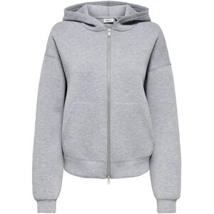 ONLY Onlnaomi L/S Two-Way Zip Hoodie Swt Noos XL Grey XL ONLY Onlnaomi L/S Two-Way Zip Hoodie Swt Noos XL Grey XL