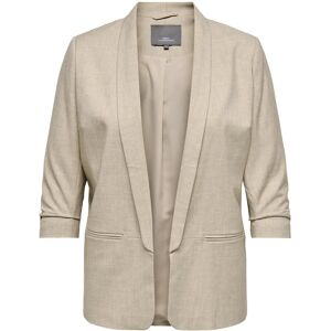 ONLY Carmakoma Carelly 3/4 Blazer Tlr Noos 48 Beige 48 ONLY Carmakoma Carelly 3/4 Blazer Tlr Noos 48 Beige 48