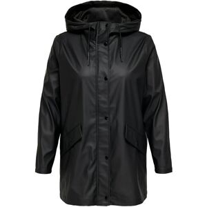 ONLY Carmakoma Carelisa Raincoat Zip Otw Noos 46-48 Black 46-48 ONLY Carmakoma Carelisa Raincoat Zip Otw Noos 46-48 Black 46-48