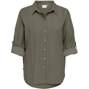 ONLY Carmakoma Cargoa 3/4 Strap Linen Bl Shirt Cc Pnt 46 Khaki 46 ONLY Carmakoma Cargoa 3/4 Strap Linen Bl Shirt Cc Pnt 46 Khaki 46