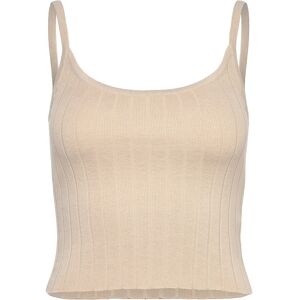 Organic Basics Soft Knit Rib Tank Top XXS Beige XXS Organic Basics Soft Knit Rib Tank Top XXS Beige XXS