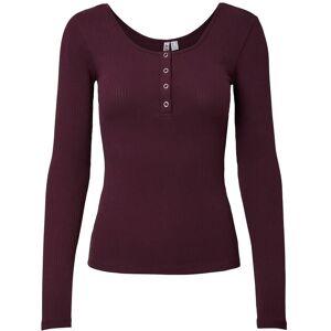 Pieces Pckitte Ls Top Jrs Noos Bc XS Burgundy XS Pieces Pckitte Ls Top Jrs Noos Bc XS Burgundy XS