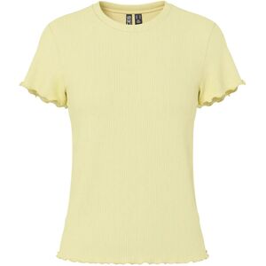 Pieces Pcnicca Ss O-Neck Top Jrs Noos L Yellow L Pieces Pcnicca Ss O-Neck Top Jrs Noos L Yellow L