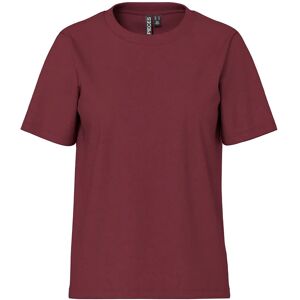 Pieces Pcria Ss Solid Tee Jrs Noos Bc XS Burgundy XS Pieces Pcria Ss Solid Tee Jrs Noos Bc XS Burgundy XS