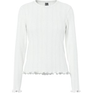 Pieces Pcmarie Ls O-Neck Poin Top Jrs Noos Bc S White S Pieces Pcmarie Ls O-Neck Poin Top Jrs Noos Bc S White S