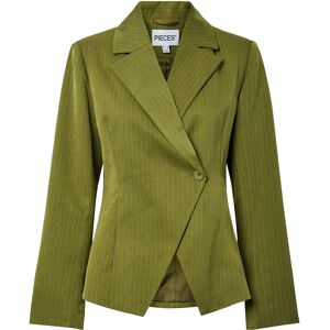 Pieces Pcfalka Ls Fittet Pinstriped Blazer D2D XL Green XL Pieces Pcfalka Ls Fittet Pinstriped Blazer D2D XL Green XL