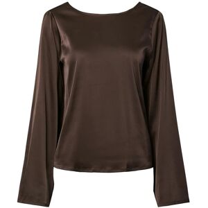 Pieces Pcnanina Ls Satin Top Wvn D2D XL Brown XL Pieces Pcnanina Ls Satin Top Wvn D2D XL Brown XL