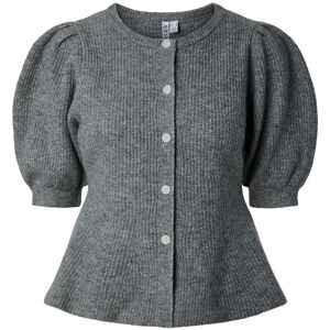 Pieces Pcsilly Ss Puff Knit Cardigan Noos Bc XS Grey XS Pieces Pcsilly Ss Puff Knit Cardigan Noos Bc XS Grey XS