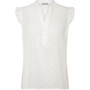 Pieszak Pd-Mabel Dobby Dot Sl Shirt 34 White 34 Pieszak Pd-Mabel Dobby Dot Sl Shirt 34 White 34