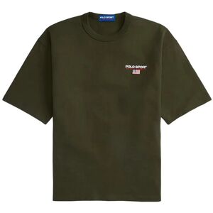 Polo Ralph Lauren Relaxed Fit Polo Sport Jersey T-Shirt XS Khaki XS Polo Ralph Lauren Relaxed Fit Polo Sport Jersey T-Shirt XS Khaki XS