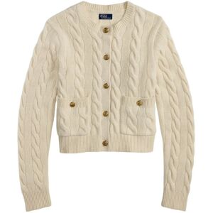 Polo Ralph Lauren 2/15 80-20 W/Cs Rws-Sweater-Cardigan XL Cream XL Polo Ralph Lauren 2/15 80-20 W/Cs Rws-Sweater-Cardigan XL Cream XL
