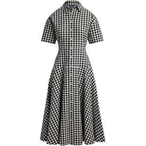Polo Ralph Lauren Gingham Paneled Shirtdress 32 Black 32 Polo Ralph Lauren Gingham Paneled Shirtdress 32 Black 32