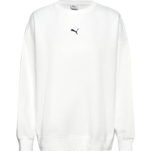 PUMA Ess Oversized Crew Fl XXL White XXL PUMA Ess Oversized Crew Fl XXL White XXL