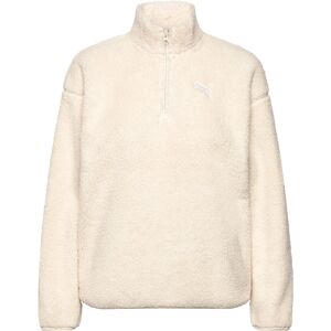 PUMA Ess Elevated Comfort Half-Zip Sherpa Crew L Cream L PUMA Ess Elevated Comfort Half-Zip Sherpa Crew L Cream L