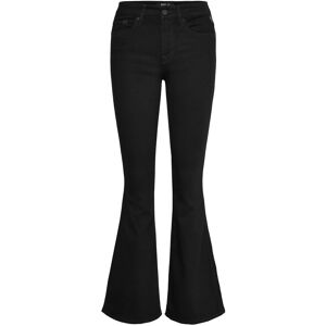 Replay Joella Trousers Flare Regular Waist 25 x 32 Black 25 x 32 Replay Joella Trousers Flare Regular Waist 25 x 32 Black 25 x 32