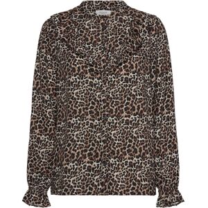 Rosemunde Rwelif Ls Frill Shirt 36 Brown 36 Rosemunde Rwelif Ls Frill Shirt 36 Brown 36