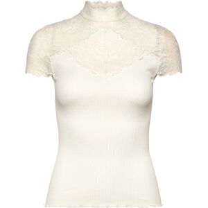 Rosemunde Rwbeatha Silk Capsleeve Lace T-Shir S Cream S Rosemunde Rwbeatha Silk Capsleeve Lace T-Shir S Cream S